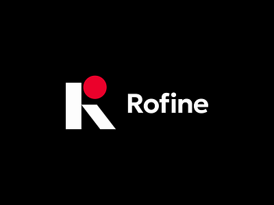 Rofine circle company graphic design logo logo design logodesign logotype one r letter