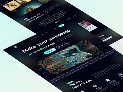 AI Art Generator Website ai ai art ai art generator ai art generator website ai image ai image generator ai image generator website nft nft art nft design nft website ui uiux ux website design