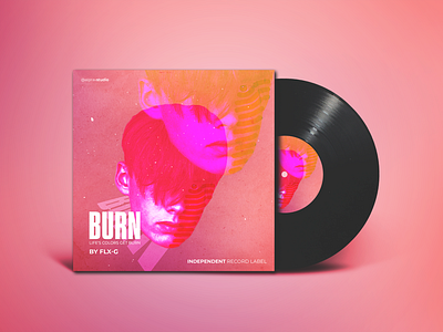 Burn - Album Artwork album albumartwork albumcover graphic design posterdesign