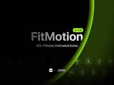 FitMotion🥇 v—1.0 animated icons fitmotion🥇 v—1.0 icon iconmotion iconpack