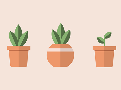 Basic Plant Illustration design illustration