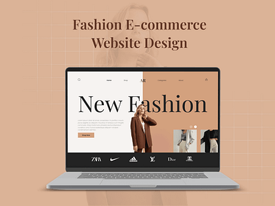 Fashion E-commerce Website app branding design ecommerce fashion typography ui ui design website