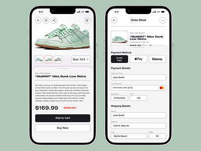 SKRS Checkout check out screen dailyui logo design mobile app sneakers ui uidesign
