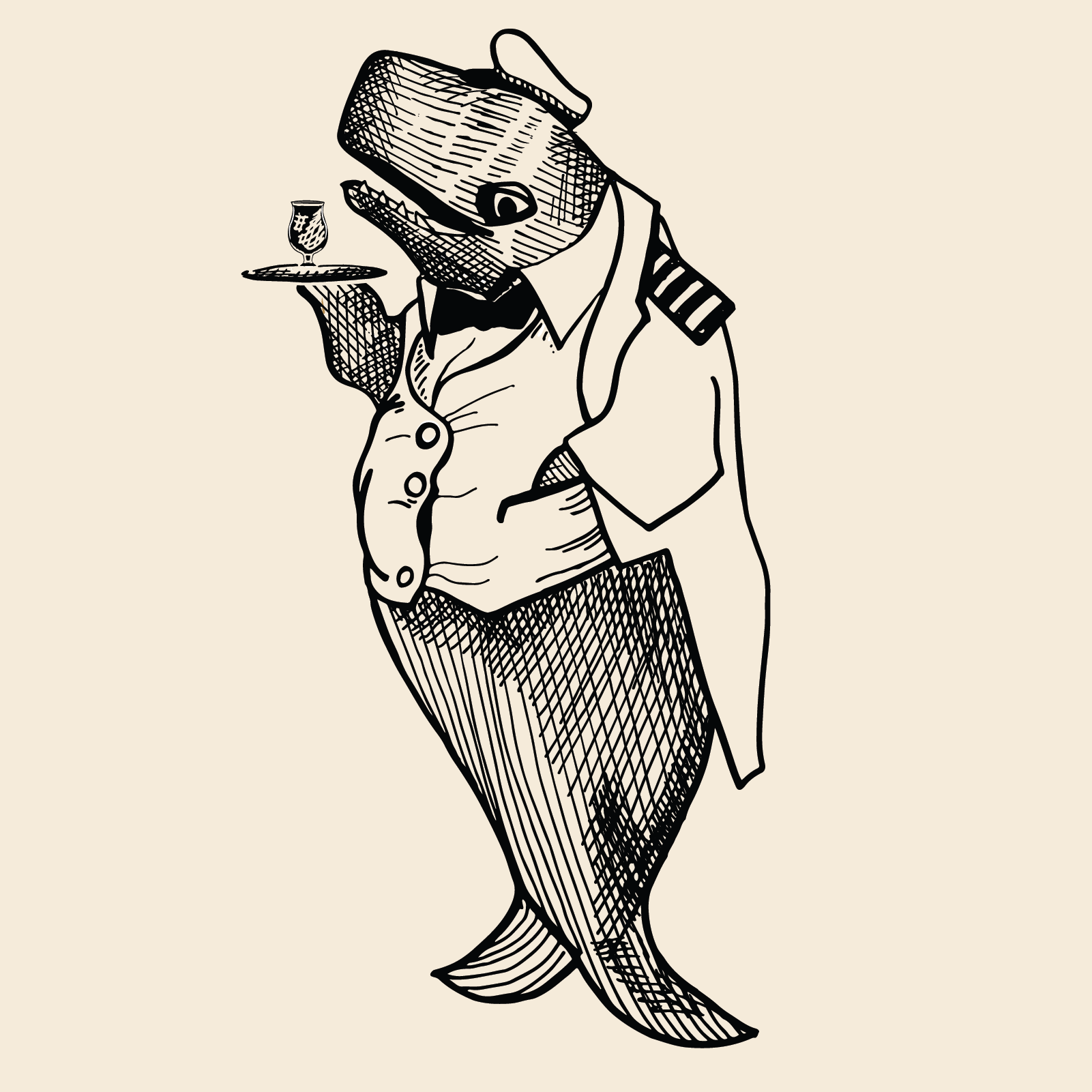 Hullabaloo craft beer graphic design graphictee illustration tshirt whale