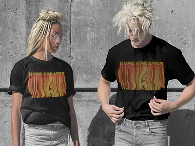 T-shirt "Hype Creator" | Printing branding design graphic design illustration typography vector