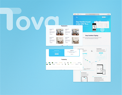 Tova - Web Design design graphic design illustration ui webdesign