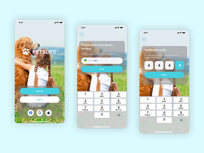 Petslife - App for pet owners - Part 1 design mobile design ui ux