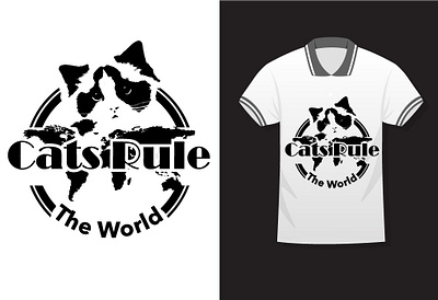 T-Shirt_CATS RULE THE WORLD cattshirtquotes