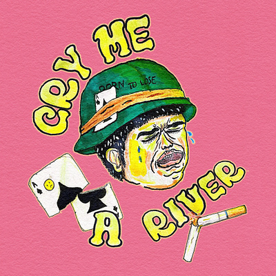 Cry Me a River design gig graphic design illustration merchandise poster texture