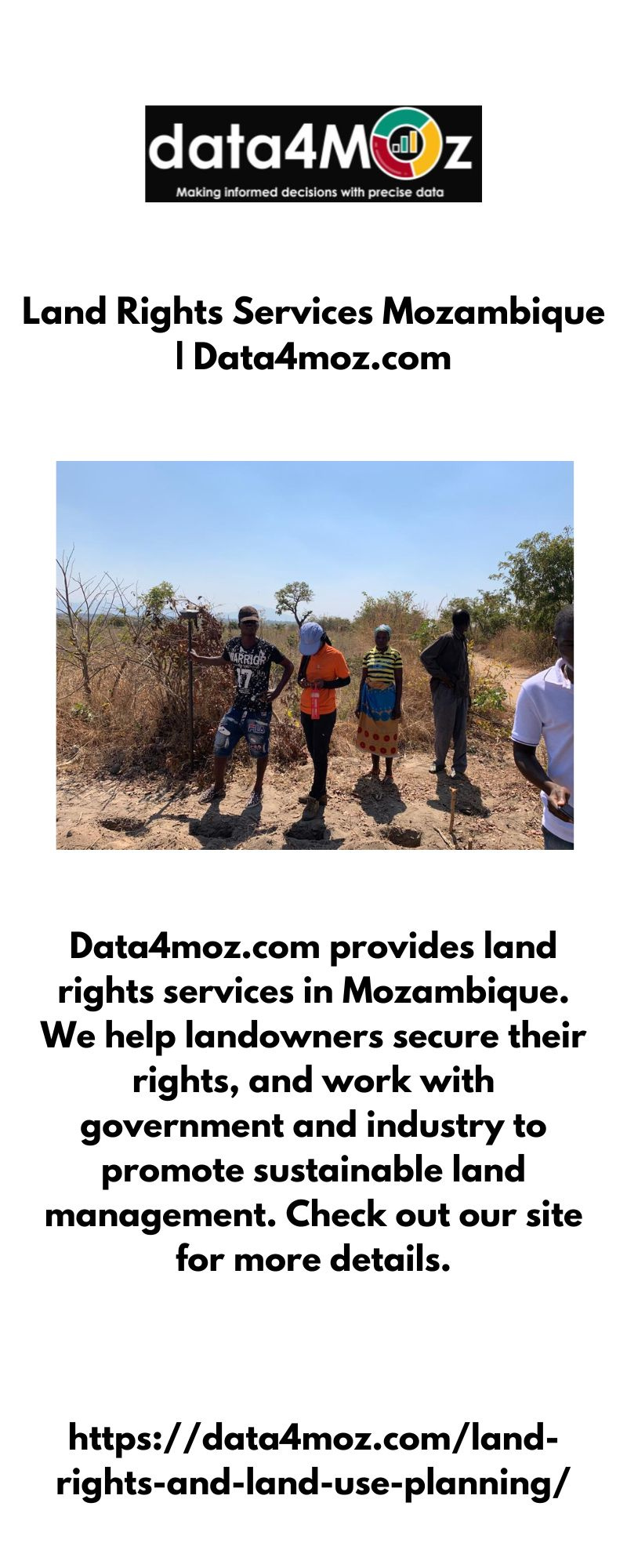 Land Rights Services Mozambique | Data4moz.com by Data4moz on Dribbble