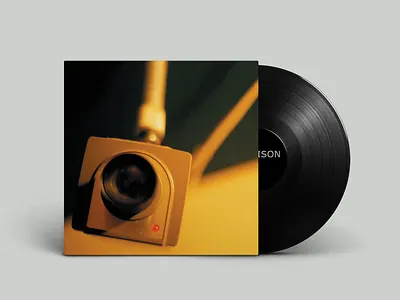 Garrison "Be a Criminal" album cover album lp mockup record vinyl