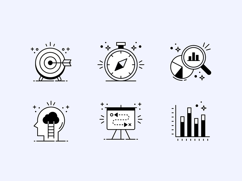 Finance Spot Illustrations app charts compass design figma finance graph icon designer icon set icons illustration illustrator ios simple spot illustrations