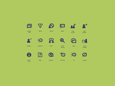 Netscape Communications/AOL - Browser Icons design graphic design iconography icons illustration vector