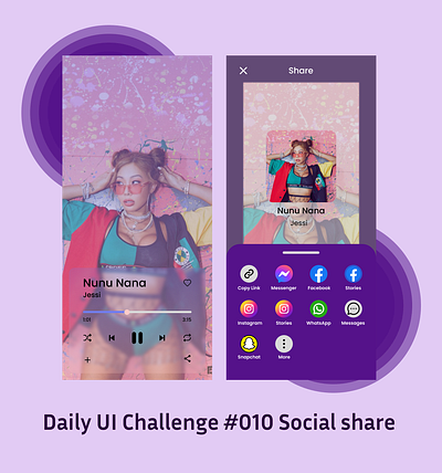 Daily UI Social Share #010 behance branding dailyui design dribbble graphic design illustration logo socialshare ui ui uiux uidesign ux vector