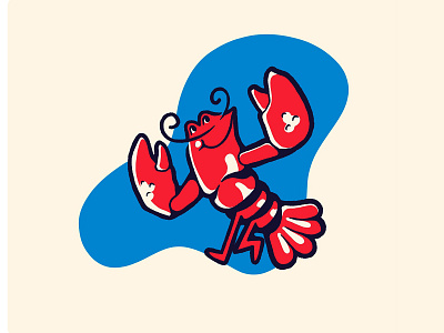 Crawdaddy's Mascot branding character crawfish design graphic design illustration logo mascot restaurant seafood typography
