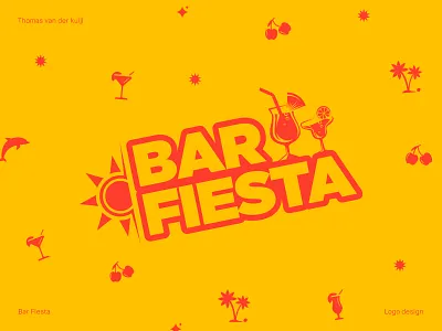 Bar cafe creative and fun logo design bold brandidentity branding design drinks energetic graphic design illustrator island logo mark paradise summer sunshine travel typography ui vacation youthful