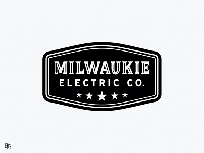 Milwaukie_Electric_logo_BRD_7-6-23 branding design illustrator logo retro vector vintage