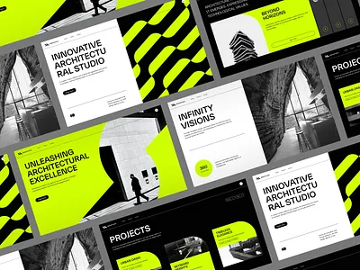 Architectural Design Studio Website agency agency landing page arch design arch services architecture brand identity branding design design studio homepage interface landing page minimalist design project real estate studio studio website ui ux visuals web