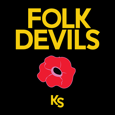 Folk Devils Custom Type branding design graphic design logo typography