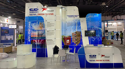 Trade Show Graphics branding environmental graphics graphic design large format graphics layout trade show graphics vector