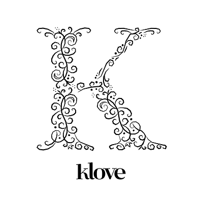 Klove Logo branding design graphic design logo typography