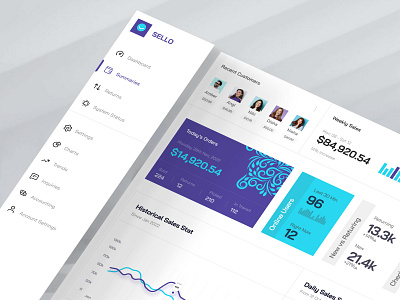 Ecommerce Website Clean and Modern Dashboard UI Concept admin analytics card clean concept dahsboard dashboad dashboard data ecommerce graph list modern sales stats summary ui user website widget