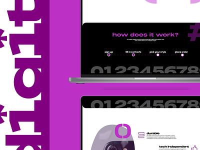 digits website - the card for your contacts app branding design figma logo poster ui