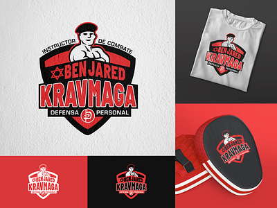 Ben Jared Logo - Instructor de Krav Maga branding design graphic design logo martialarts