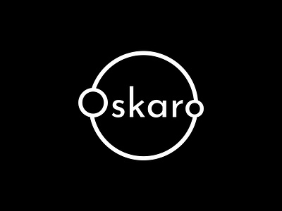 Oskaro Logo brand branding design flat graphic design illustration logo simple solar system stars stylization universe vector