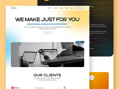Website Redesign for Agency agency agency landing page business website clean company creative agency design agency digital agency digital marketing landing marketing agency minimalism modern portfolio saas seo agency studio ui webdesign