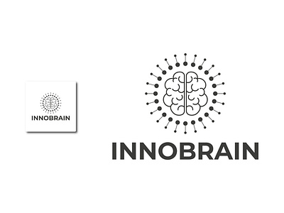 Innobrain Creative IT Logo Design logomark