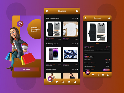 Shopme App Design ux looking for feedback