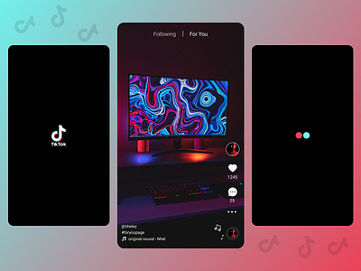 Tiktok Mockup Design ux