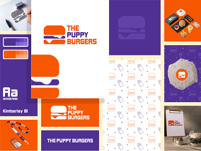 The Puppy Burgers Logo Concept brand branding design graphic design illustration logo motion graphics ui ux vector