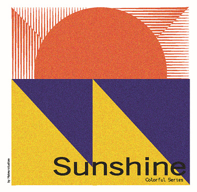 sunshine color series abstract branding geomatrix graphic design logo ui