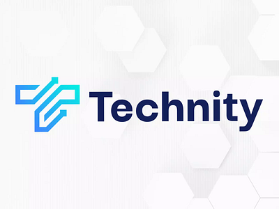 Technity - Visual Branding animation blue brand branding company corporate design gradient graphic design guide identity logo minimal motion motion graphics t tech technology test