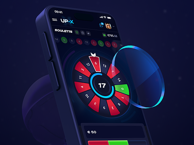 UP-X – Roulette Game bet betting casino casino design casino game crash dice gambling game interface game ui jackpot lottery mobile nft game platform roulette slots uiux web3 wheel of fortune