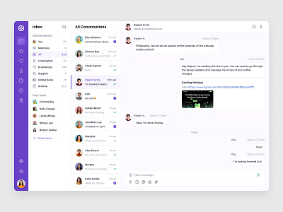 WebApp Design for Conversation Dashboard chat chat dashboard chat management conversation conversation dashboard dashboard dashboarddesign design messanger dashboard minimal ui uidesign uiux ux ux design