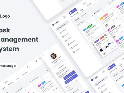 Task Management System dashboard design dribbble management task ui uiux design ux