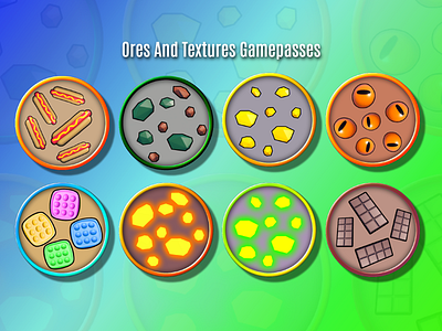 ores and textures 3d animation branding design graphic design illustration logo ui ux vector