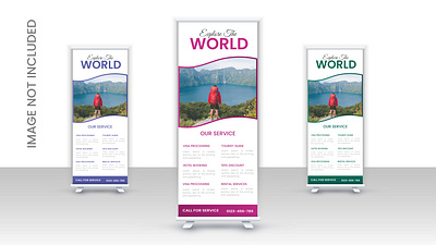 Corporate Travel Rollup Banner Design ads banner business rollup design discount education rollup instagram post marketing rollup post roll up banner rollup sale social media tour tour rollup tourism travel travel rollup