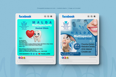Dental Clinic Social Media Post ads ads design design facebook design flyer graphic design instagram design social media post design