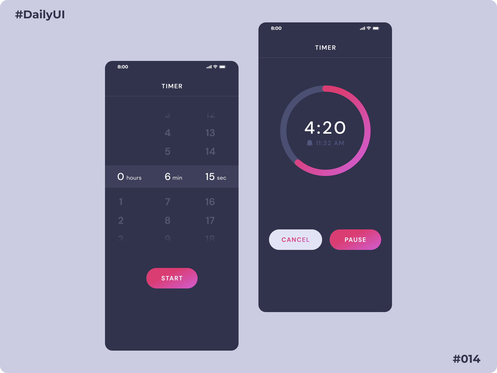 Countdown Timer DailyUI Challenge 014 by Natasha Girish on Dribbble