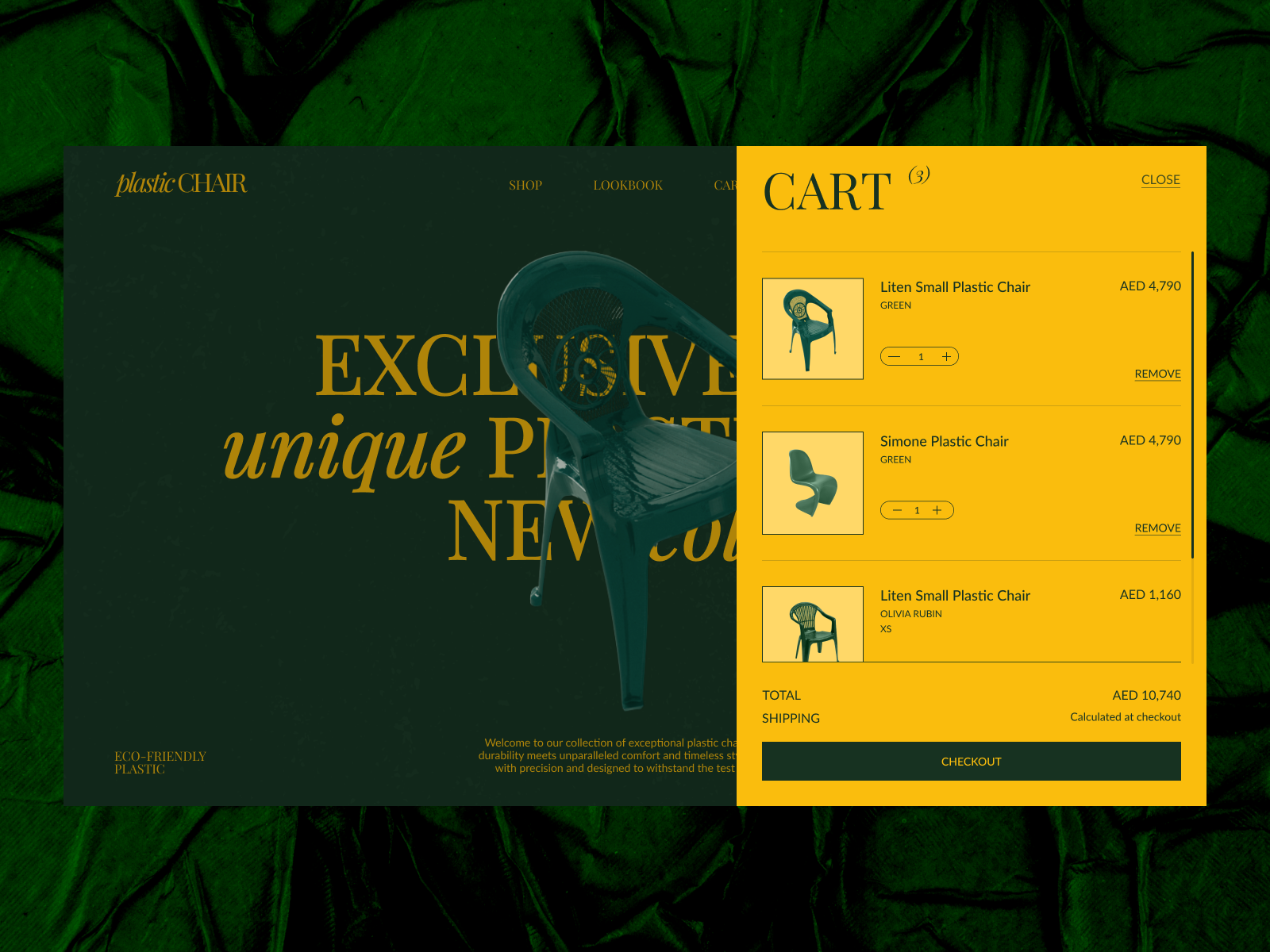 Plastic CHAIR by Devix Digital on Dribbble