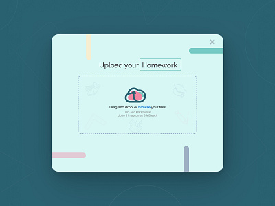 File Upload #dailyui #031 031 challenge cloud upload daily dailyui design drag and drop file ui upload uploading ux