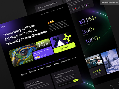 Ether - AI Image Generator Website ai assisted art ai creativity ai generated artificial intelligence automated design conceptual artwork creative automation creative projects creative technology deep learning design tools digital art digital illustration graphic design illustrations image generation image synthesis machine learning visual content visual storytelling