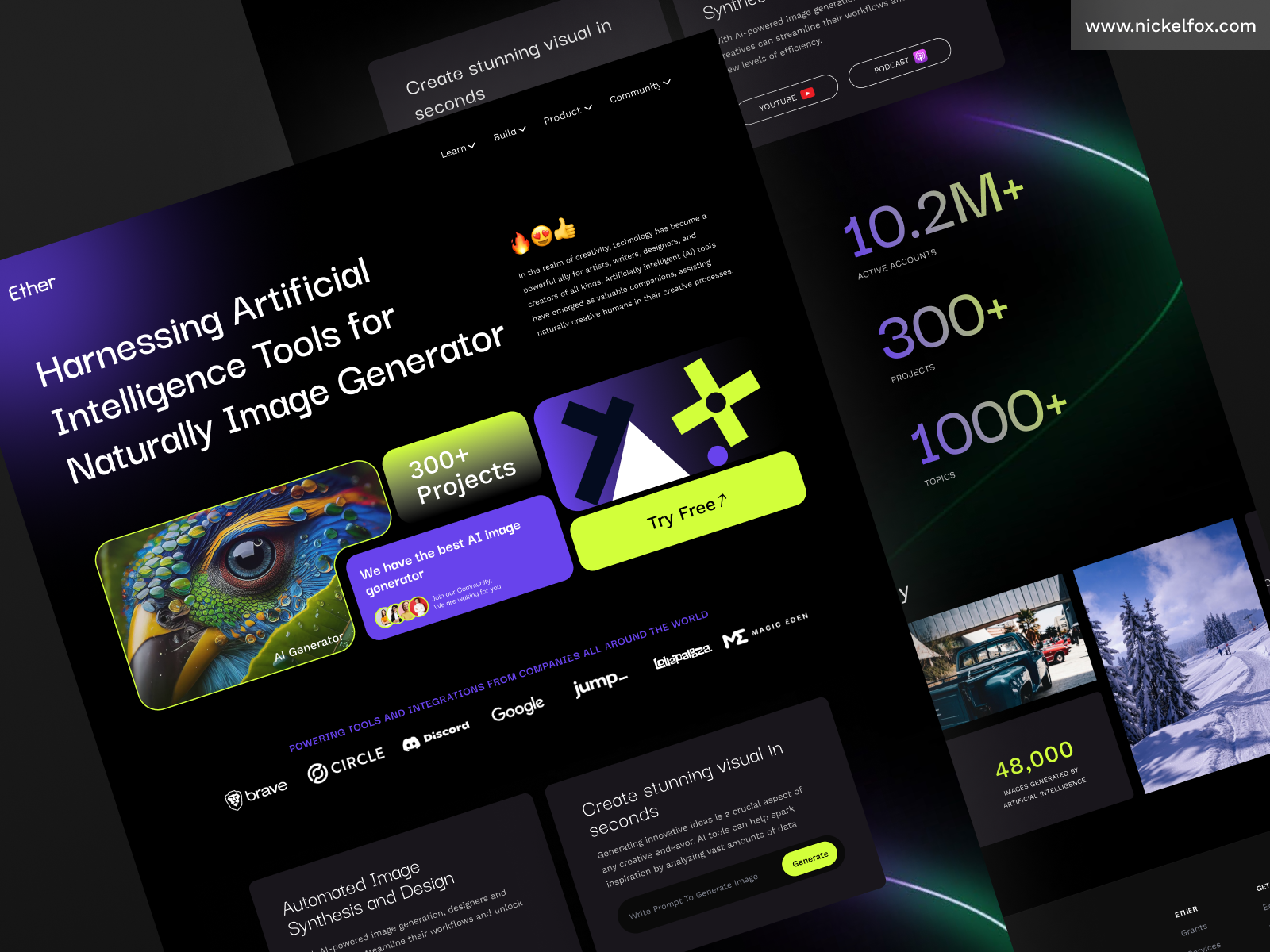 Example of High Quality App & Website UI/UX Design
