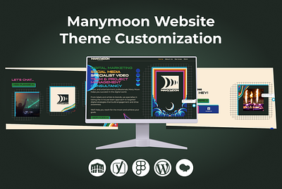 Manymoon Website Theme Customization brand identity captivating visuals manymoon website theme customization user friendly interface website design