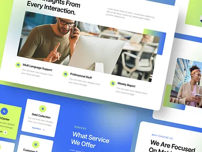 Upcall - Call Center Service & Telemarketing app branding call call center design gradient idea illustration inspiration interface logo modern telemarketing ui ux