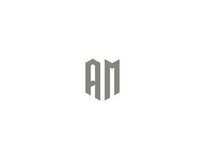 AM (#2) a acronym am branding identity illustration initials lawyer logo m minimal personal shield simple
